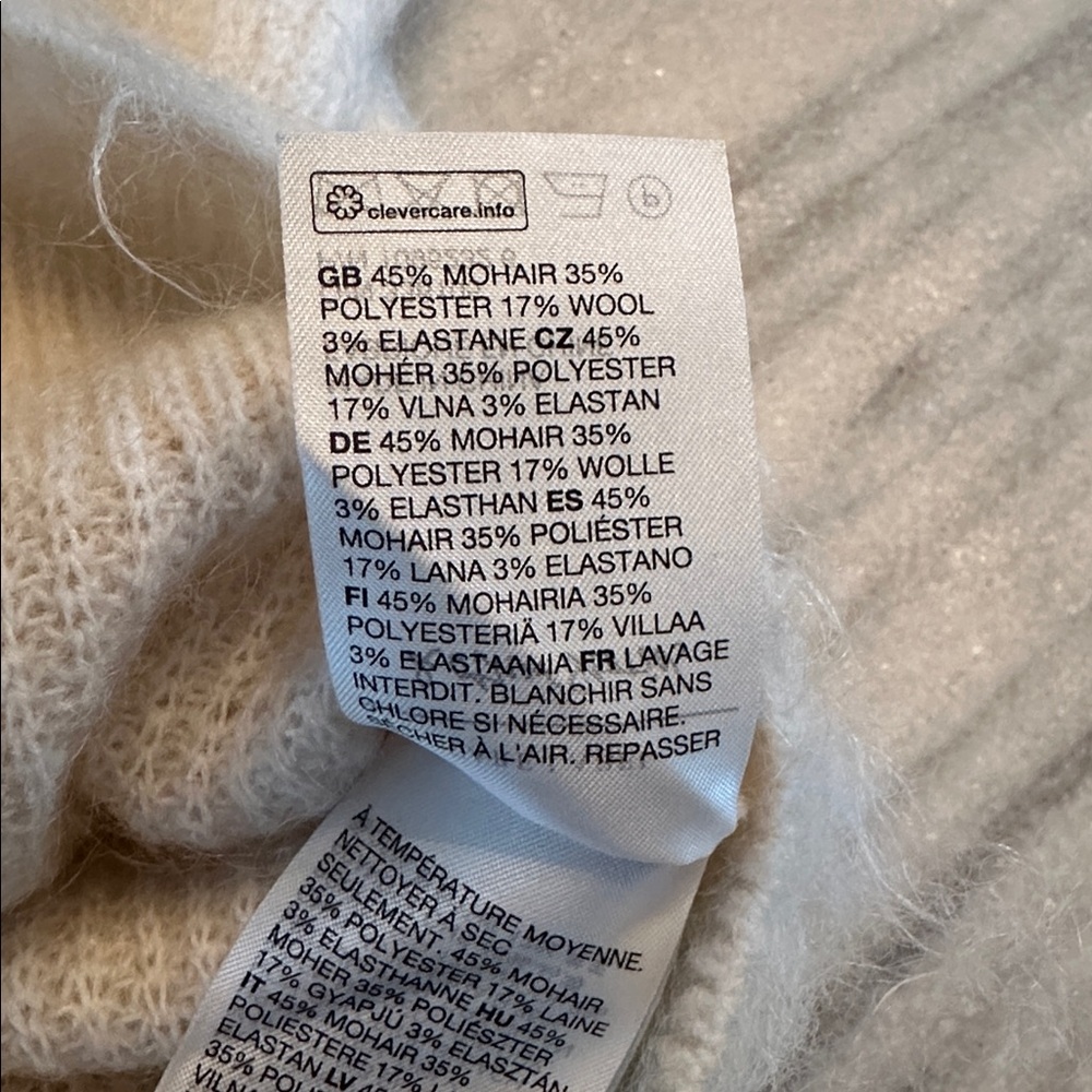 & Other Stories Stockholm Atelier mohair and wool sweater -NWOT - Picture 5 of 6
